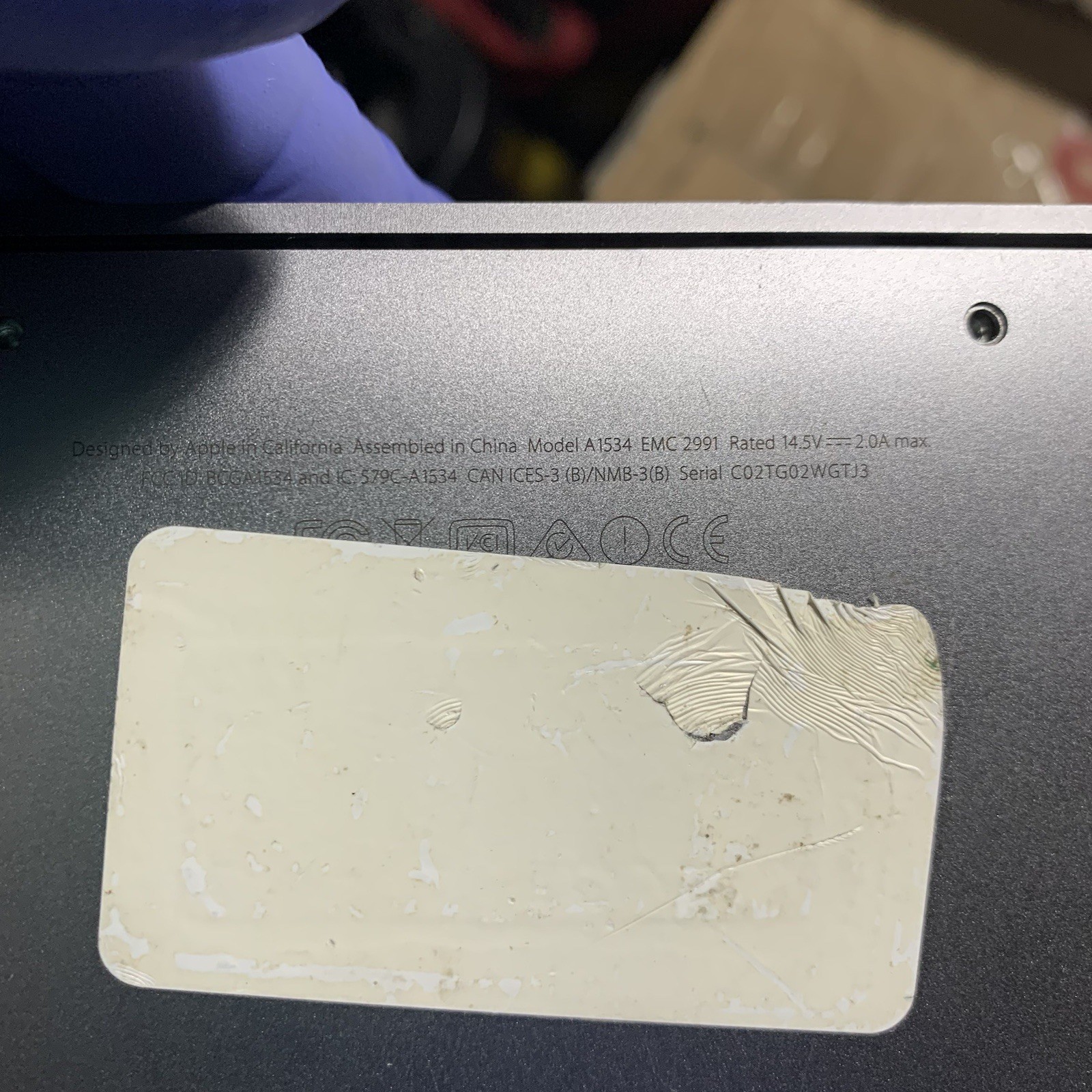 OEM Apple MacBook Retina 12" A1534 2016 LCD Screen Complete Assembly