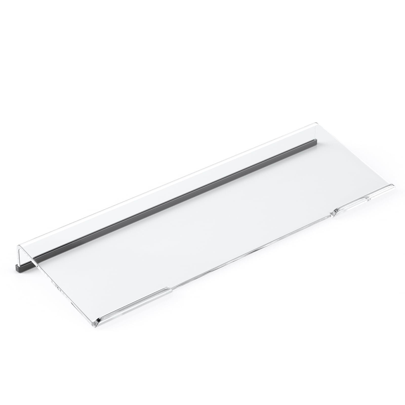 Acrylic Tilted Computer Keyboard Stand for Easy Ergonomic Typing Office Desk