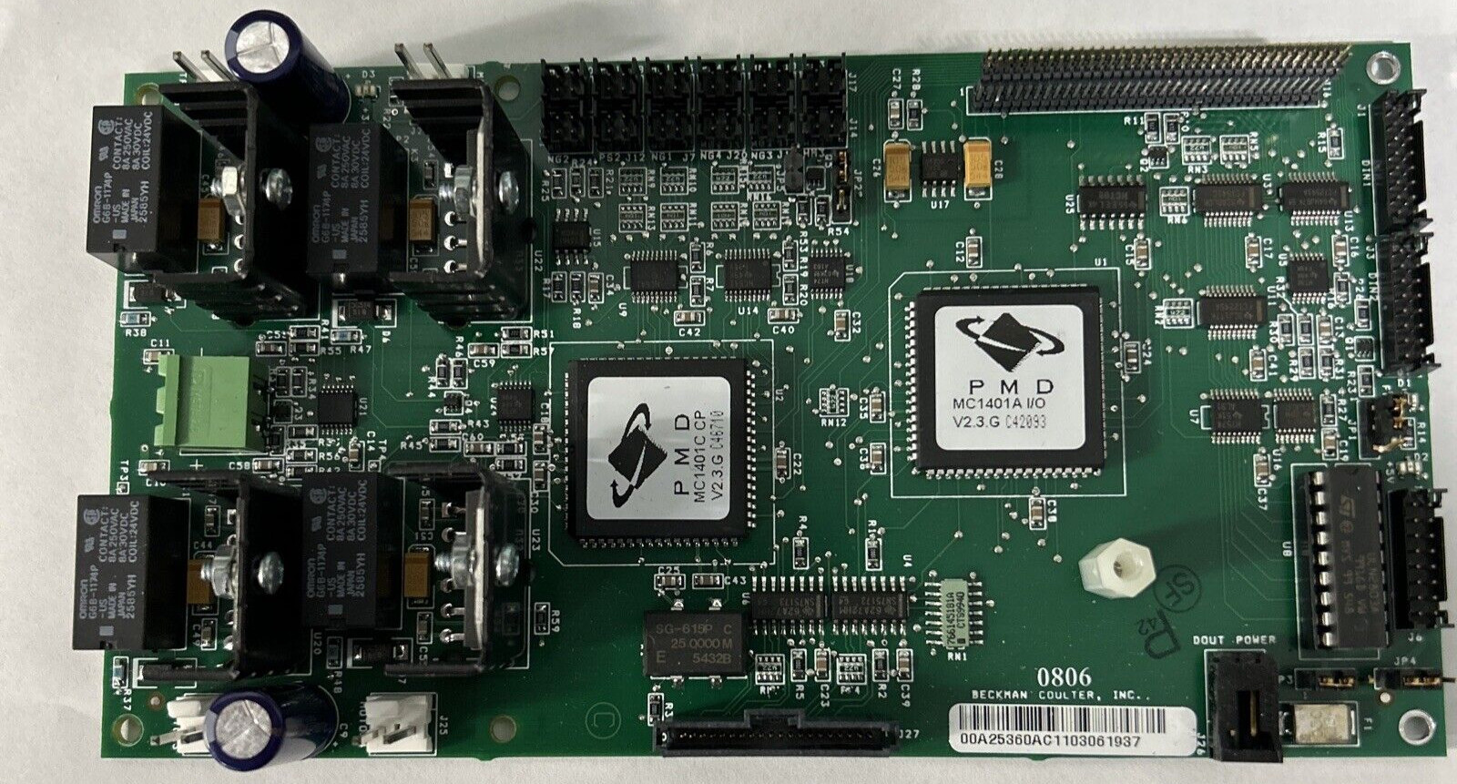 Beckman Coulter 0806 Motor Control Board with PMD MC1401C & MC1401A Chips