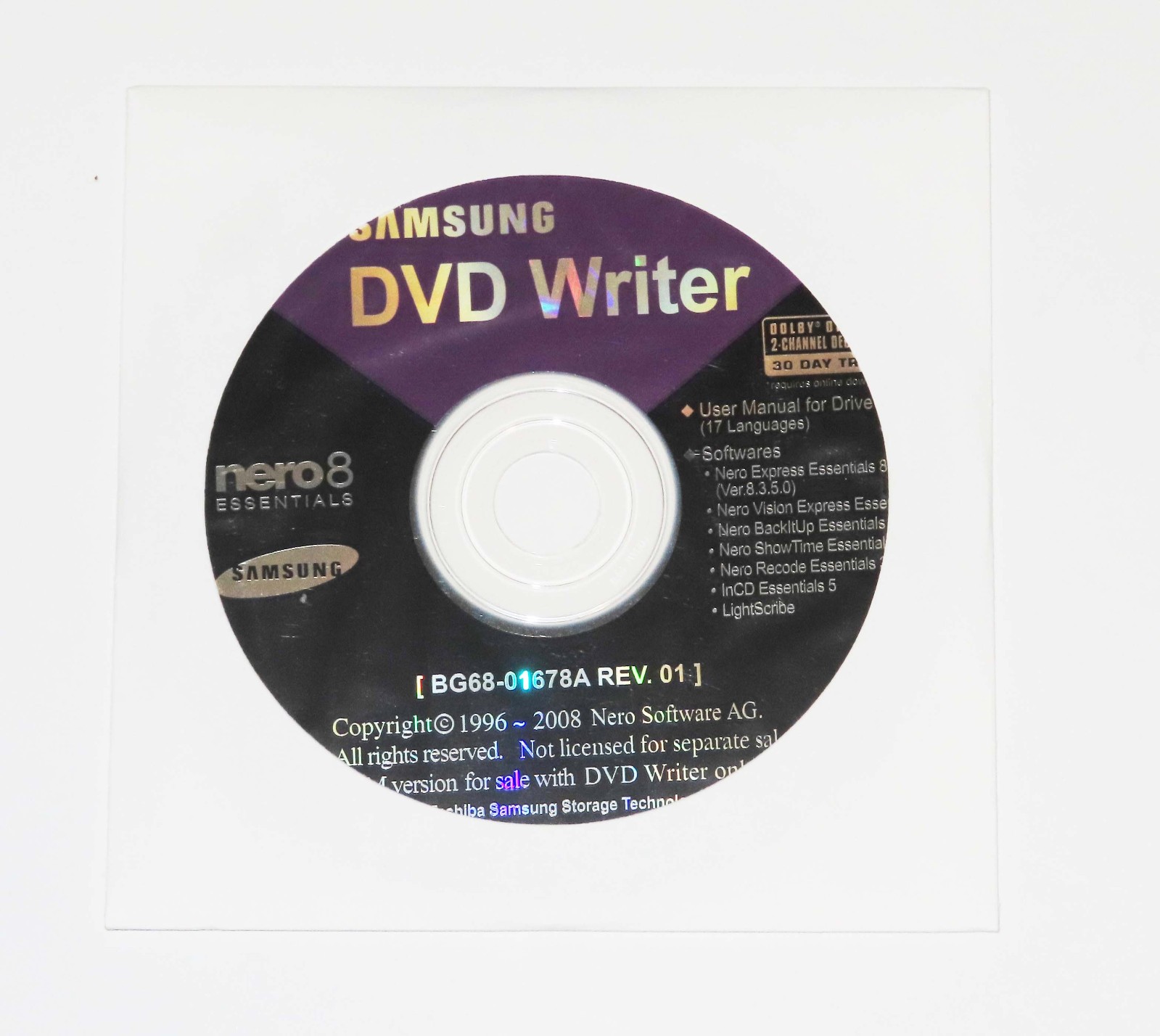 NERO Expres Essentials 8 OEM Suite By AHEAD Software — Brand New — FREE Shipping