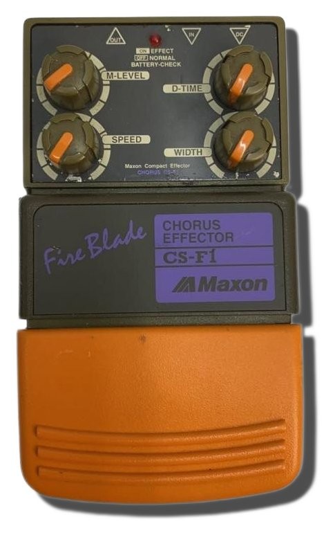 MAXON CS-F1 Chorus Pedal 3305 Tested & Works