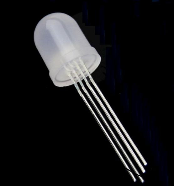 5 pcs NEW PL9823 F8 8mm LED round RGB LED P9823 chipset inside Full color LED