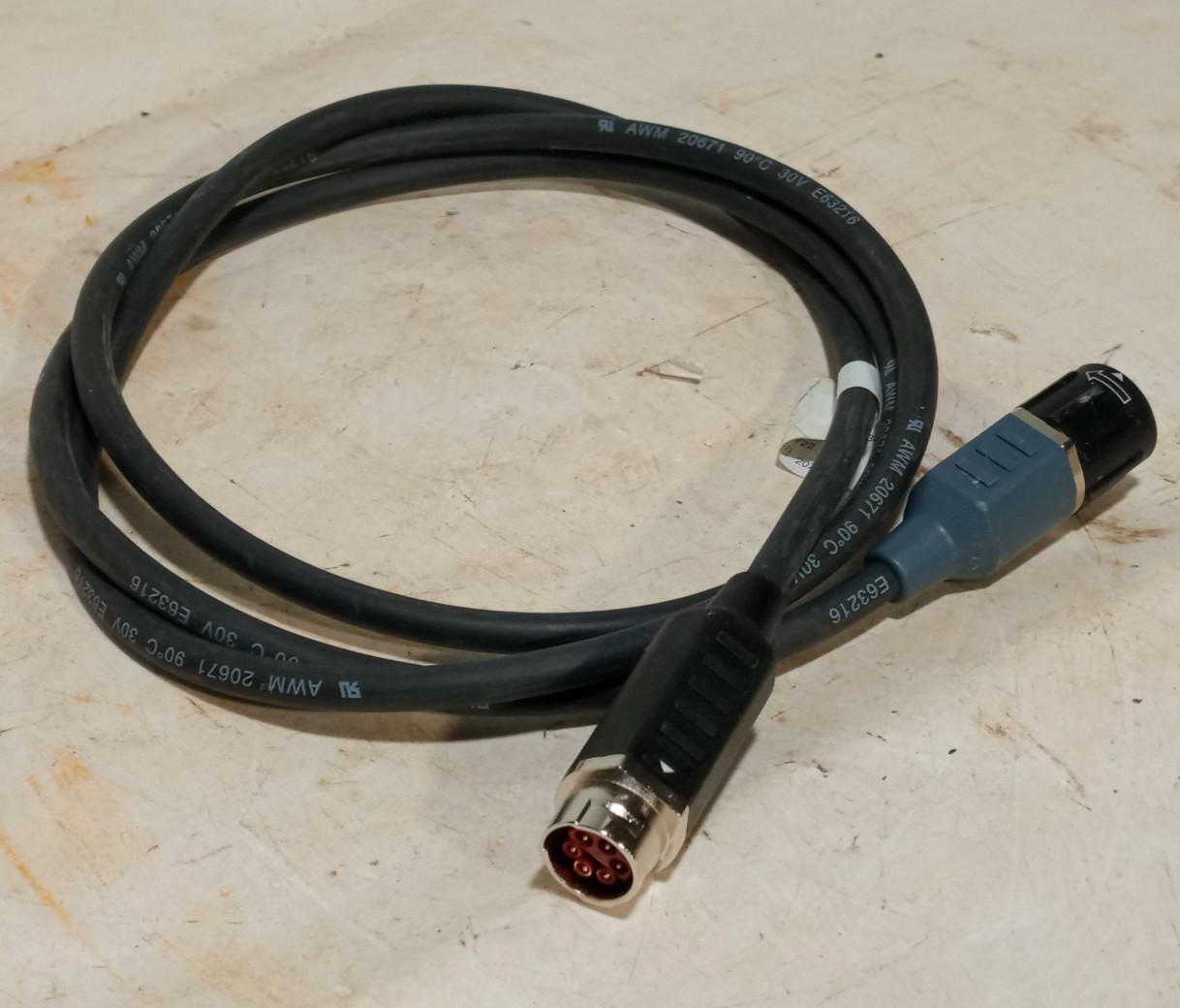 Physio-Control 00883873933466 External Power Extension Cable AWM 20671 90°C 30V