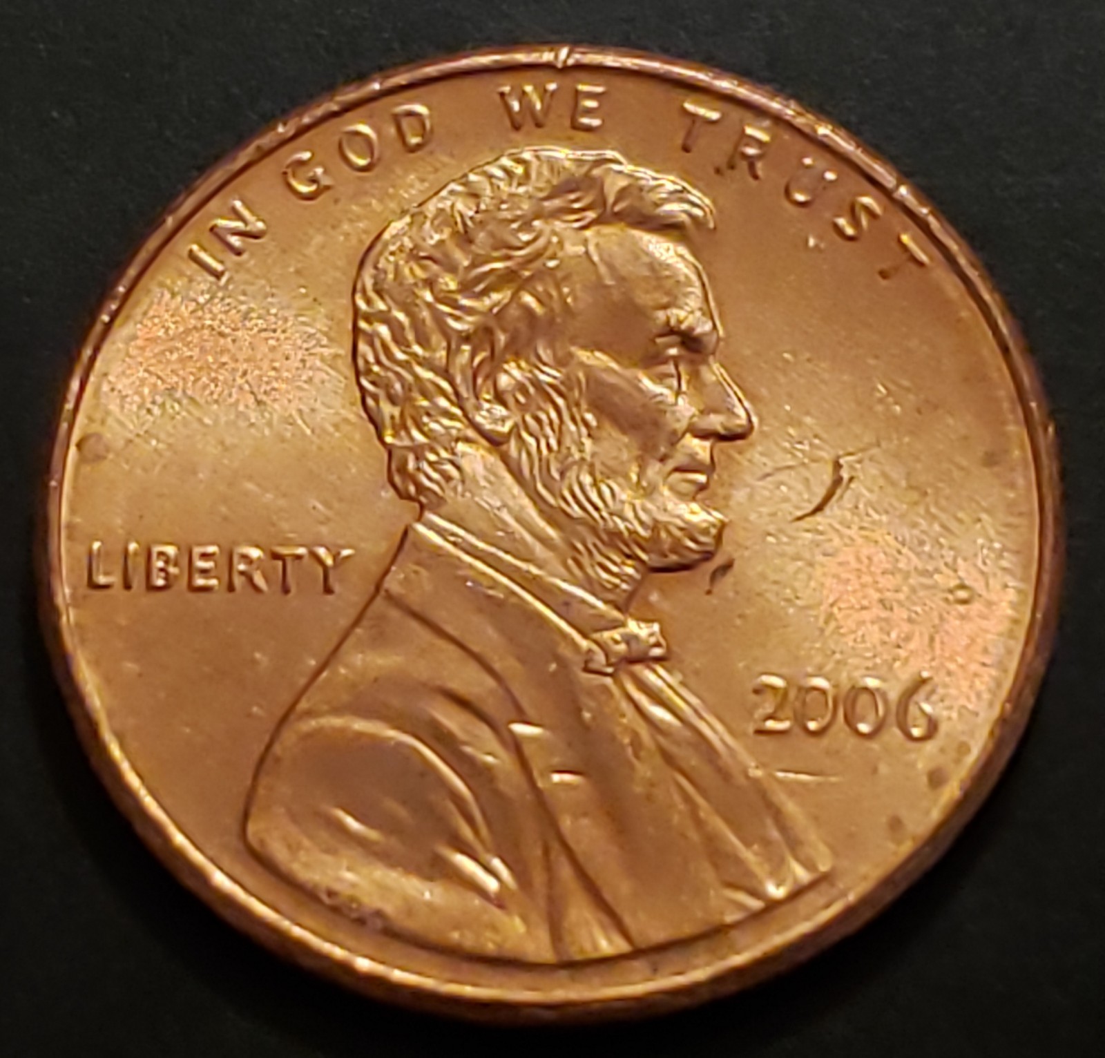 2006 P Lincoln Memorial Cent Nice Au Red Penny Actual Coin Shown In Both Photos