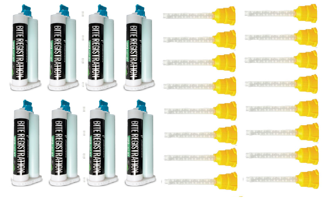 Super Fast Bite Registration – 8 x 50ml + 16 Mixing Tips