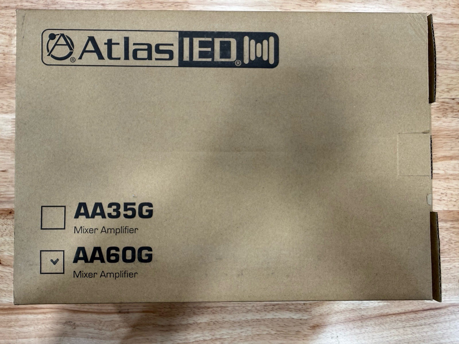 Atlas IED AA60 3 Channel 60W Mixer Amplifier. Brand new