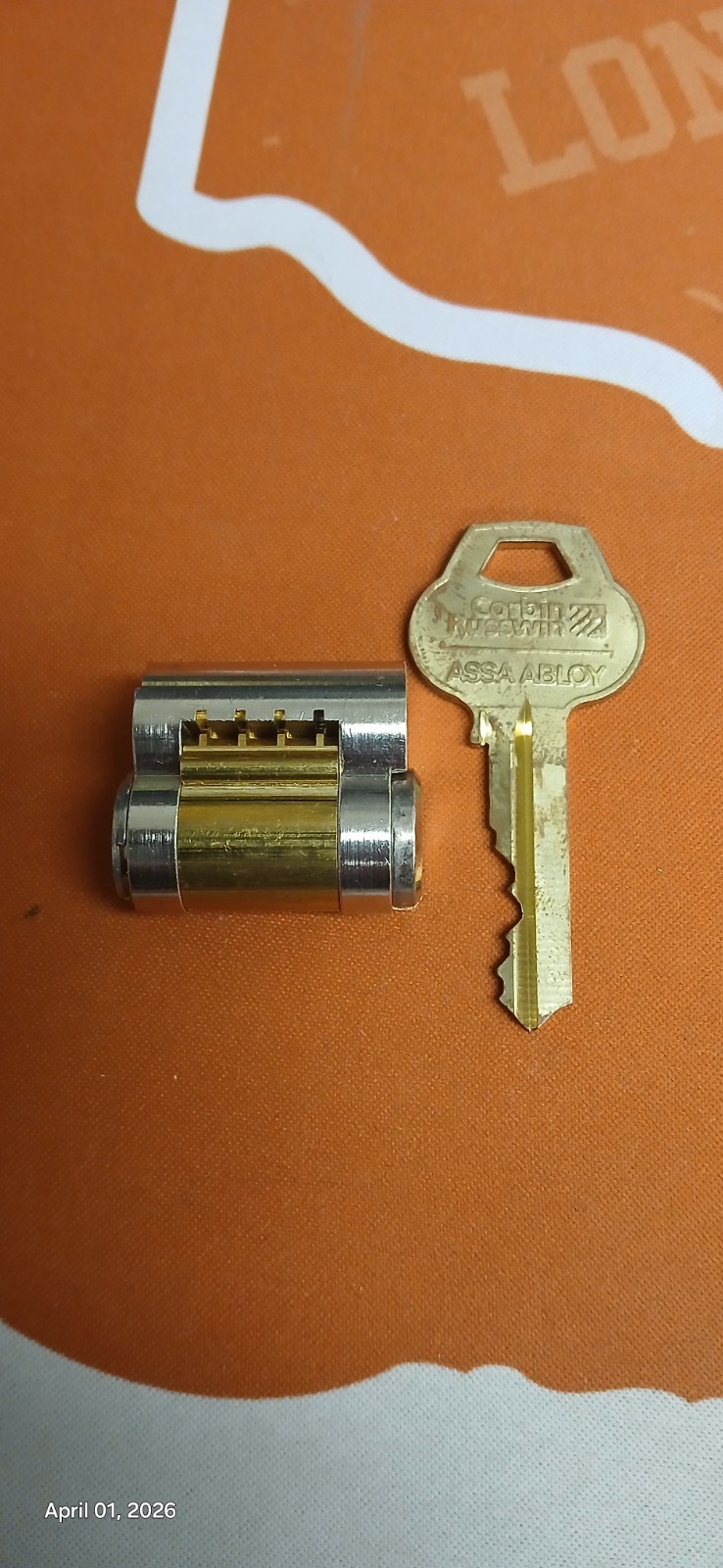 Corbin Russwin 6pin IC Core CR8000-6-L4-626