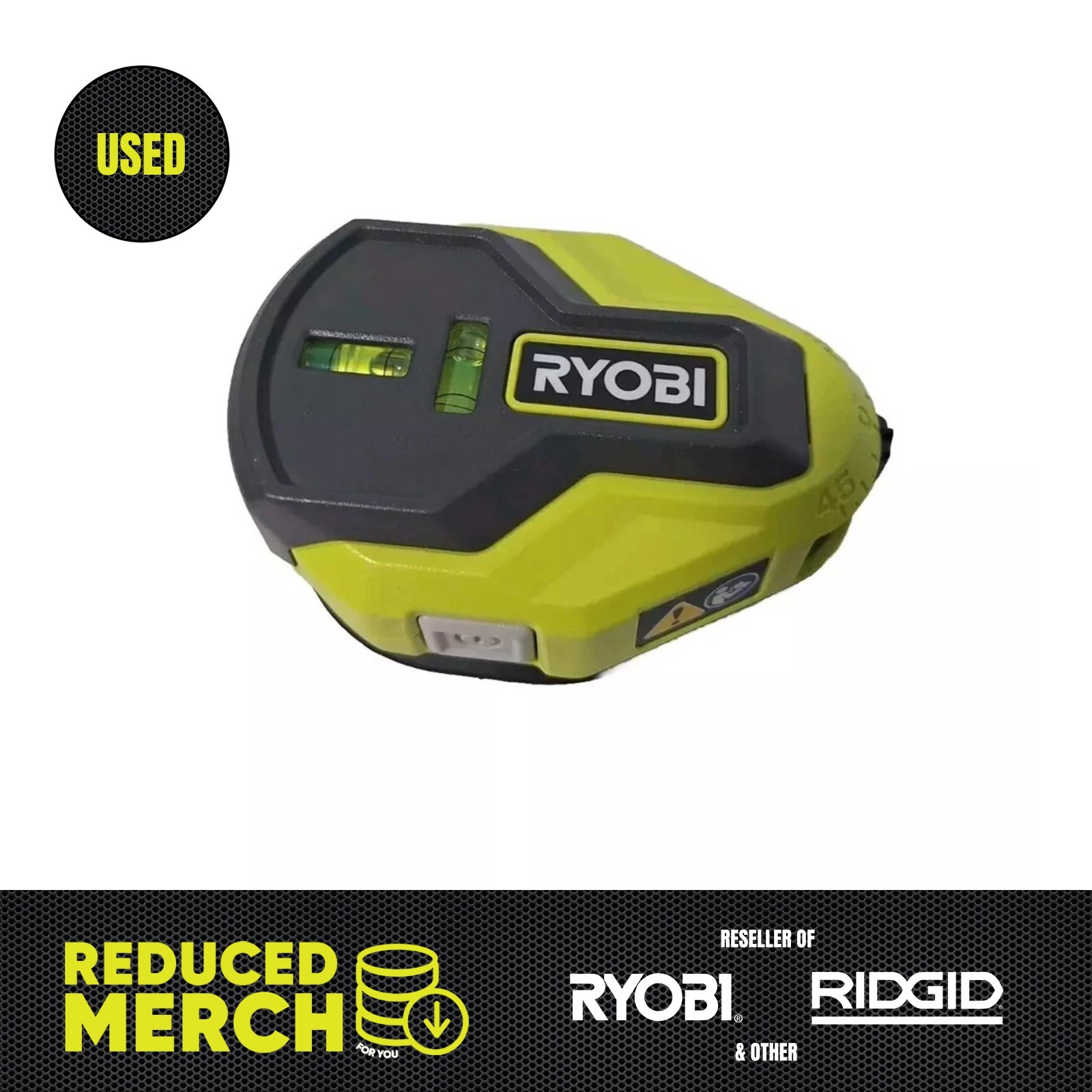 Ryobi AirGrip Technologies - AirGrip Laser Level 20' Model#: ELL 1004 lol-why-1d