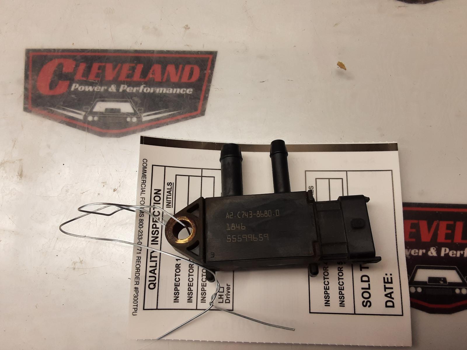 2014-2019 Chevrolet GMC Diesel OEM Exhaust Pressure Differential Sensor 55599659