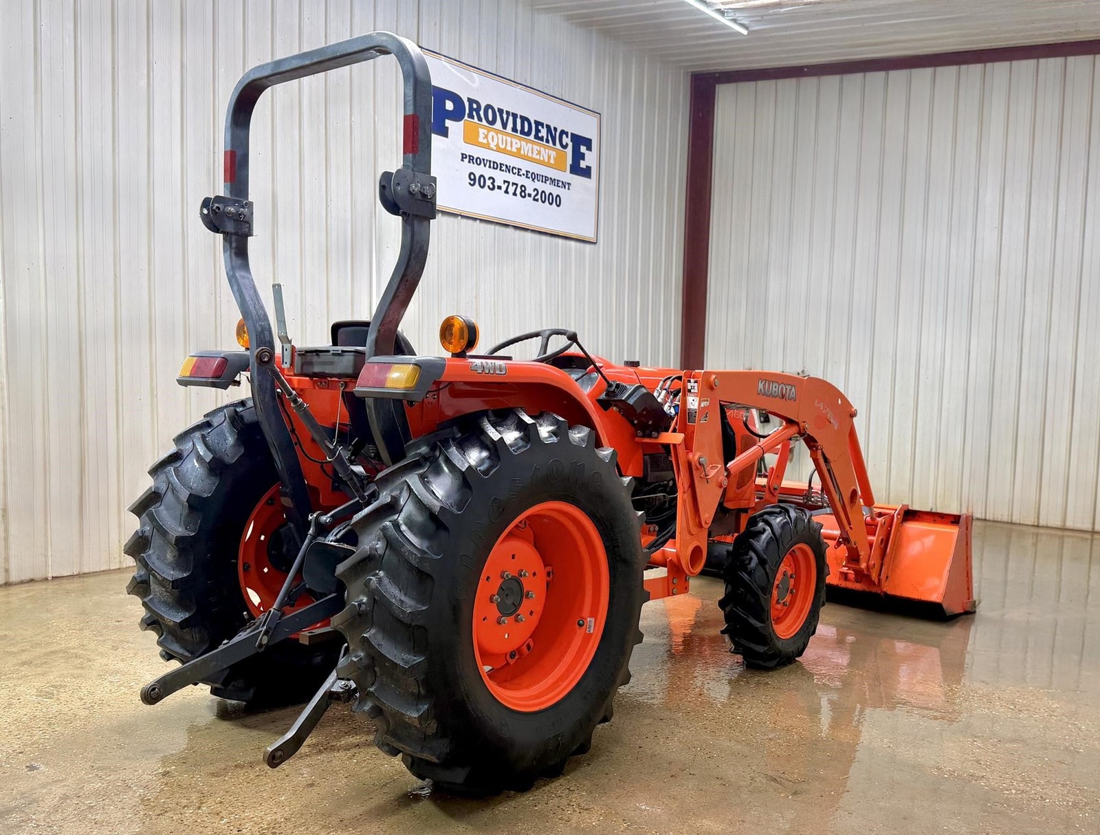 2012 KUBOTA L4600 OROPS 4WD TRACTOR WITH LA754 LOADER
