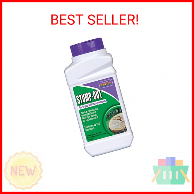 Bonide Stump-Out Granules, Do-it-Yourself At Home Stump Removal Pellets, 1 lb. F