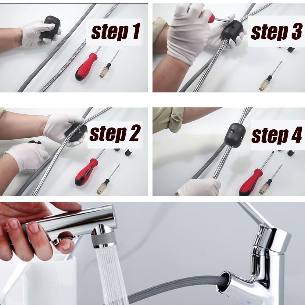 Pull Down Faucet Hose Weight Ball, Kitchen Pull-Down Black