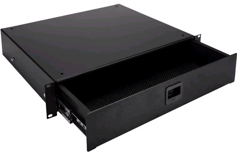 Middle Atlantic TD2 2 SP Heavy Duty Textured Latching Storage Drawer 2U ~New