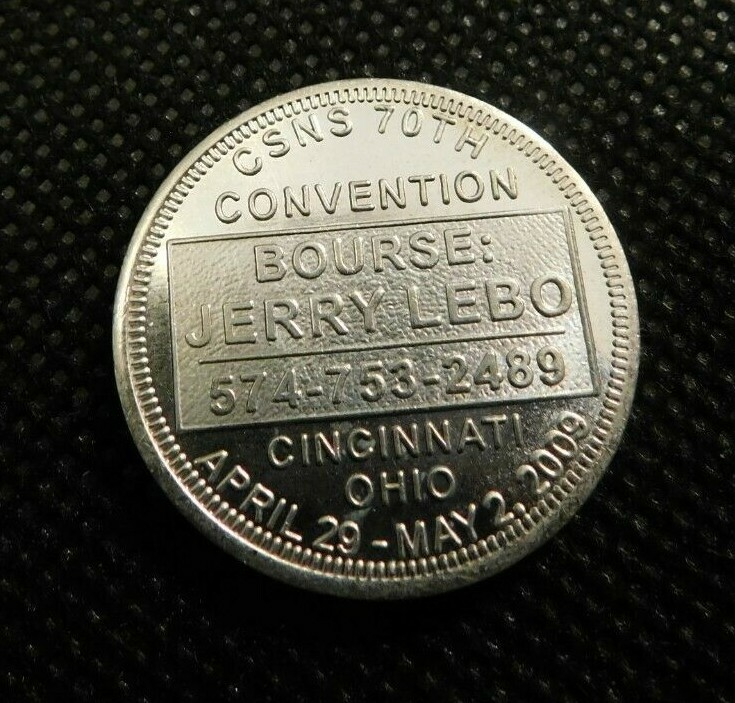 70TH ANNIVERSARY CONVENTION CINCINNATI OHIO TOKEN! e1971DHQ