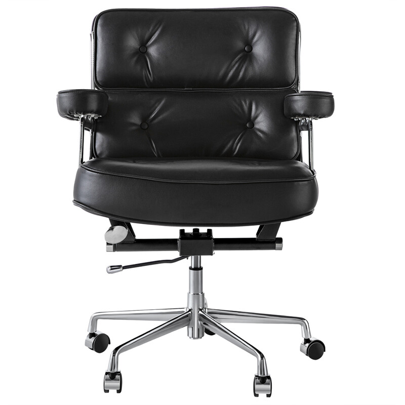 Adjustable Eams Office Chair Ergonomic Swivel Computer Desk Chair Real Leather