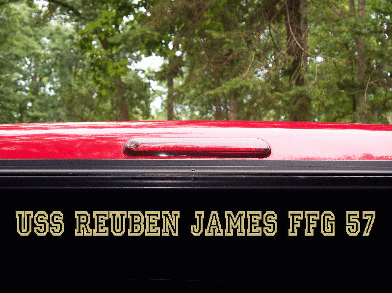 USS REUBEN JAMES FFG 57 Decal / Sticker U S Navy USN Military S01