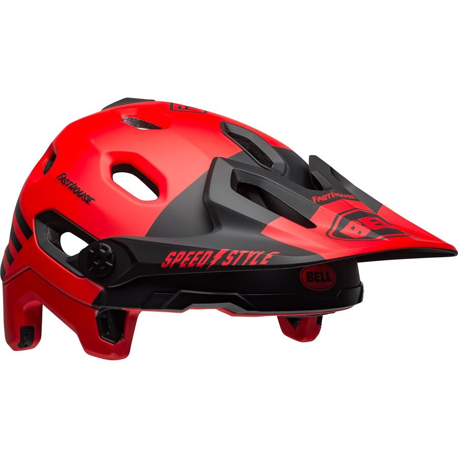 Bell Super DH MIPS Helmet - Matte/Gloss Red/Black, M NULL
