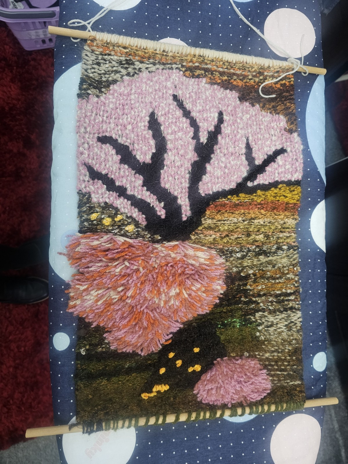 Hand Weaved Picture Wall Hanging