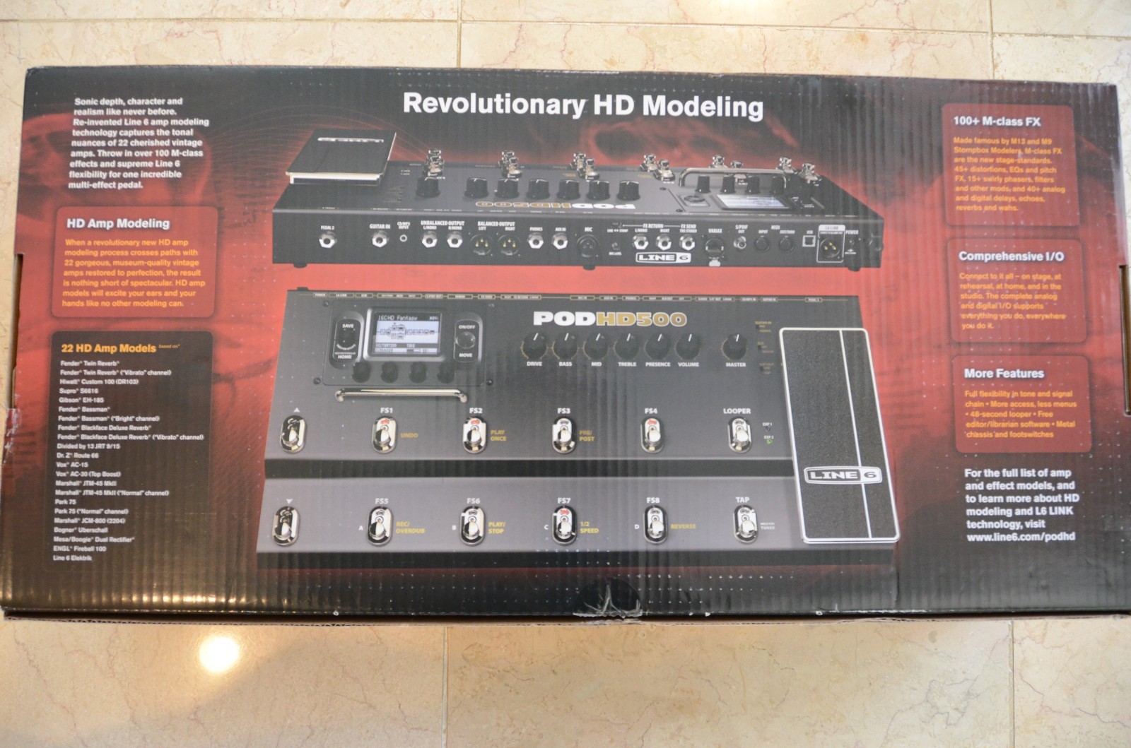 Line 6 pod HD500 Multi-Effects Guitar Pedal