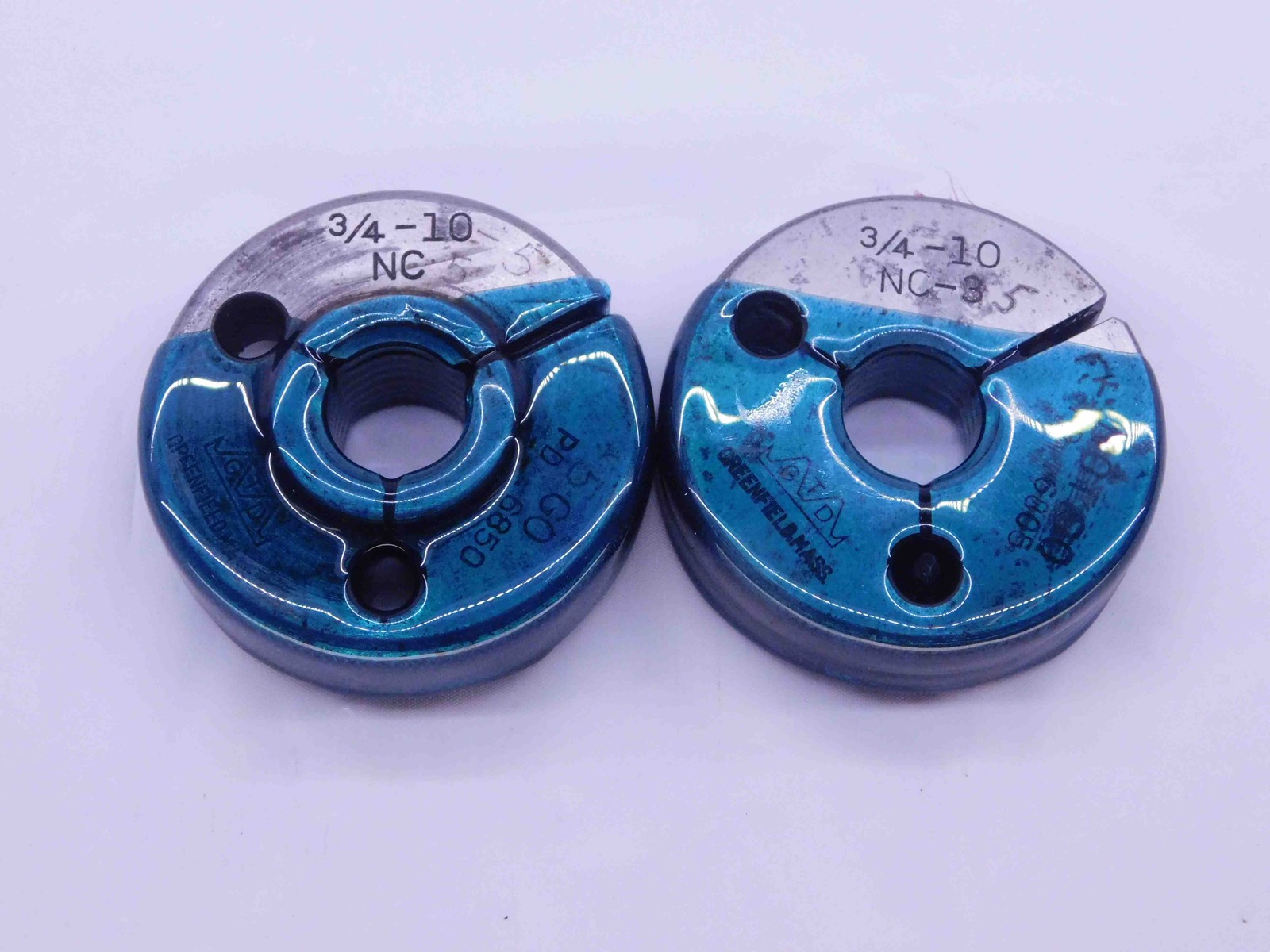 3/4 10 NC 3 THREAD RING GAGES .75 .750 GO NO GO P.D.'S = .6850 & .6805 UNC-3