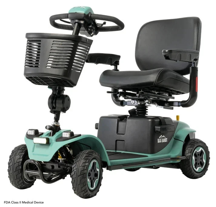 Pride Mobility Baja® Bandit 4-Wheel Electric Scooter w/ 40 AH Li Capacity NEW