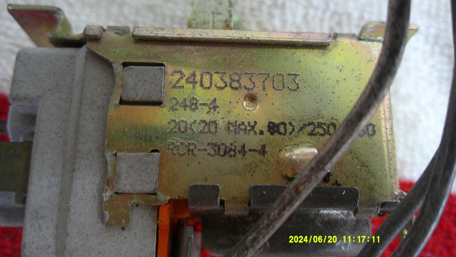 ROBERT SHAW 240383703 TEMP CONTROL THERMOSTATE