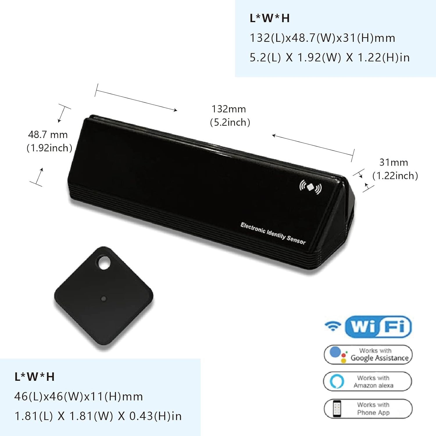 Automatic Door Smart RFID Controller and Tags, Phone Remotely Control Pet Collar