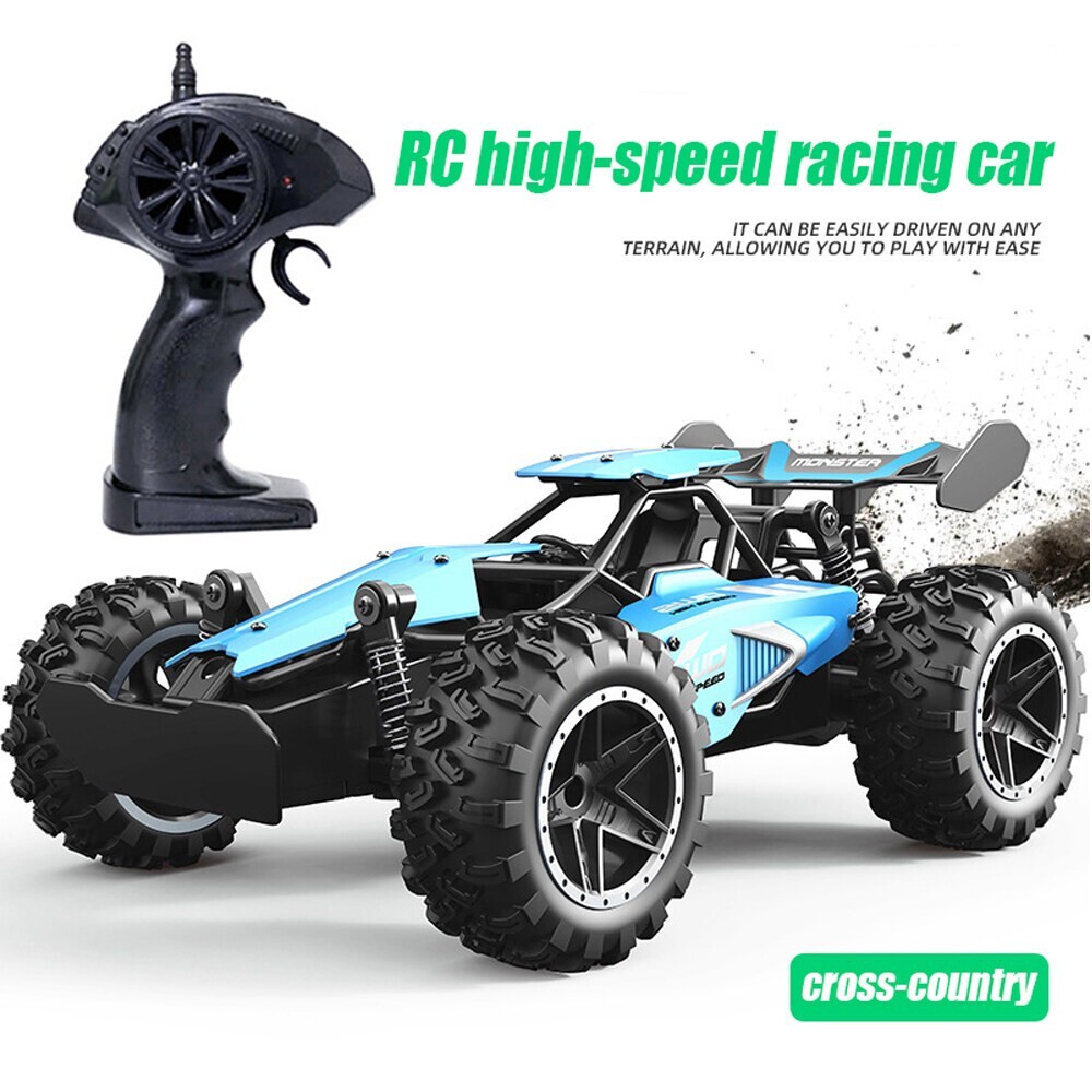 1:18 RC 2.4GHz High Speed Car Toy Off- Road Monster RC Truck with Battery*2