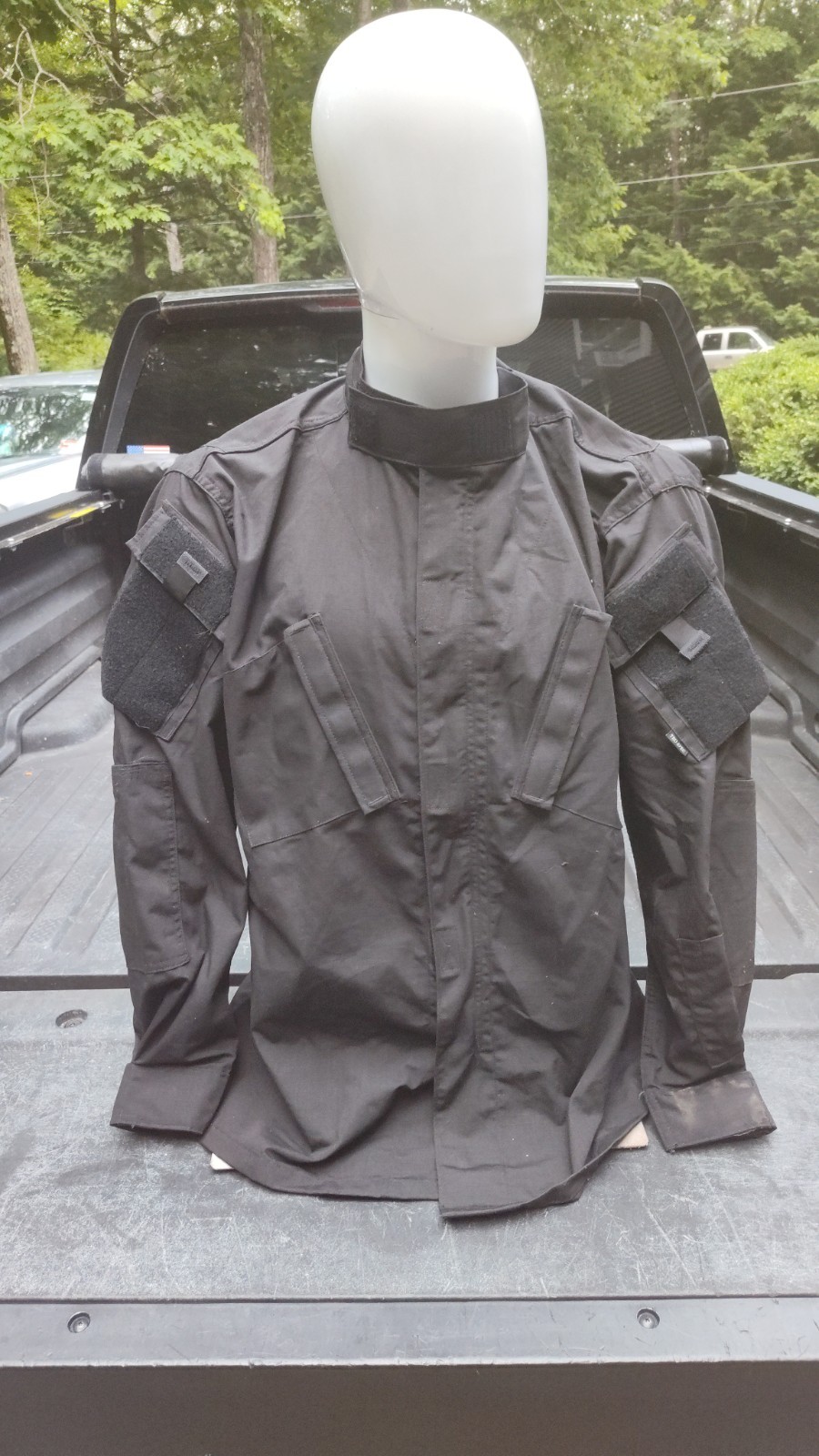 Propper Black TAC U Tactical Jacket Coat ACU Cut Blouse - Black - Large Long