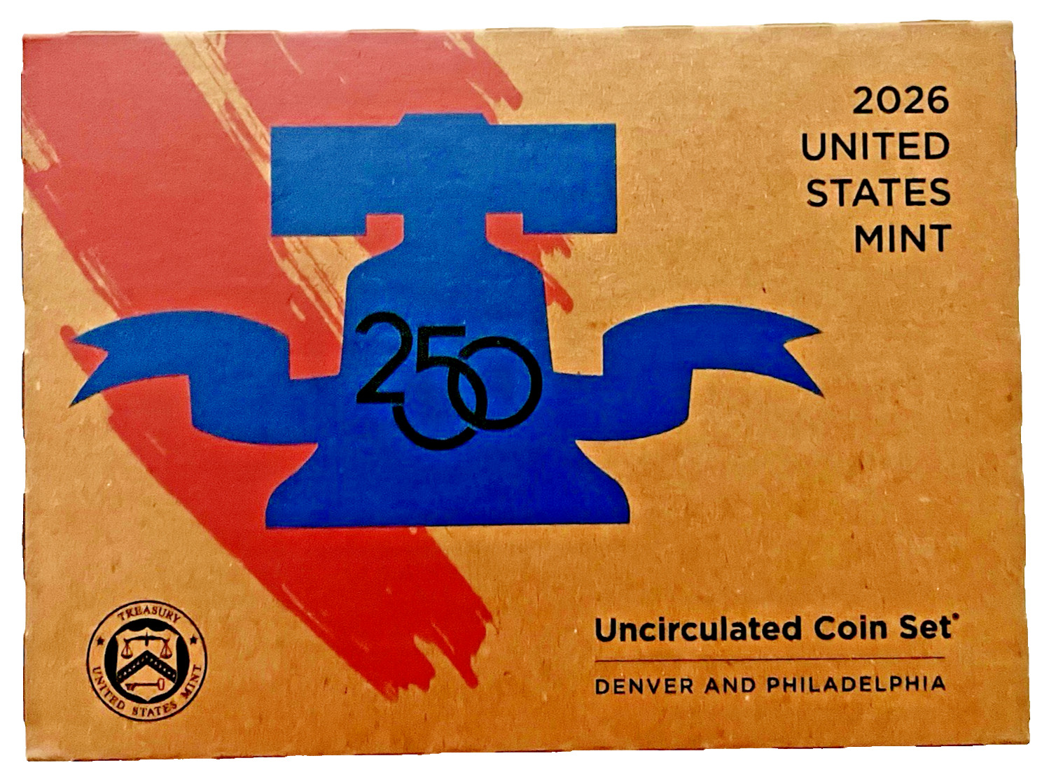 2026 UNCIRCULATED COIN US MINT SET 250th ANN.  "IN HAND READY TO SHIP"