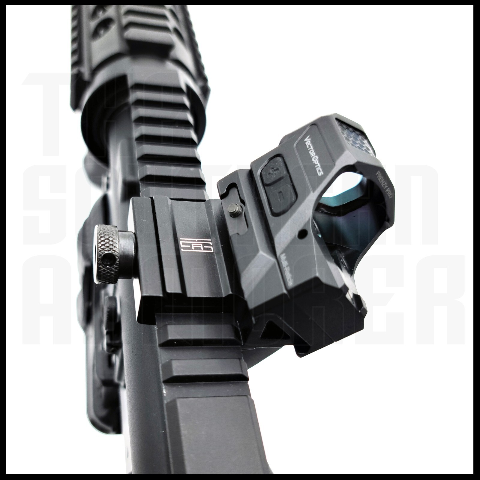 2 pcs Tactical 45 Degree Angle Offset 20mm Weaver Rail Mount Picatinny 4 Slot