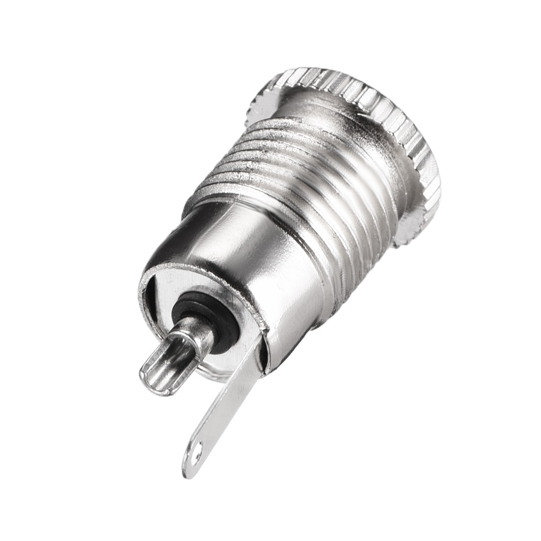 5.5mmx2.5mm DC Power Jack Socket Female Panel Mount Connector w Dust Cover 5pcs