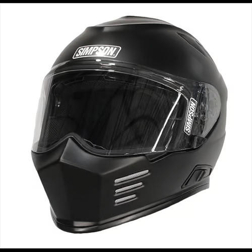 Simpson GDBXL3 Ghost Bandit Motorcycle Helmet Adult XL Matte Black