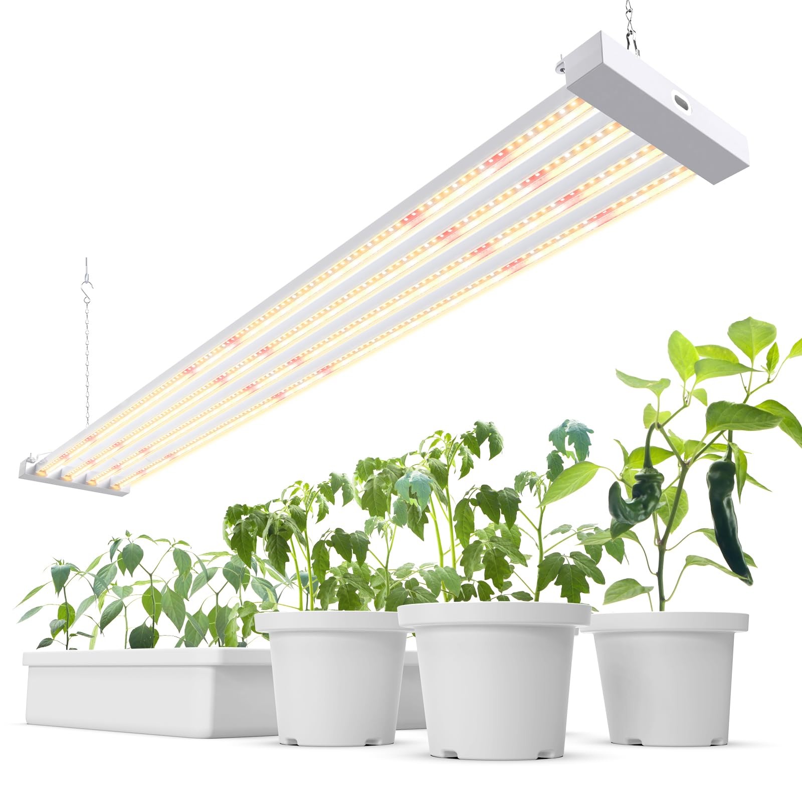 Barrina TX-L84 4FT LED Grow Light, 84W, 4 4FT-1 Pack, 3000k+6500k+660nm