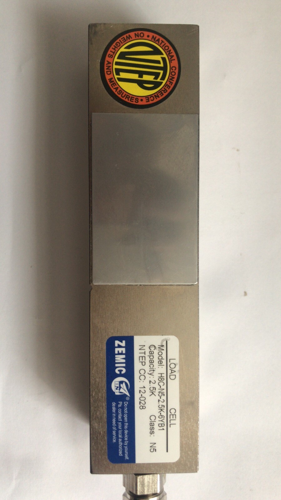 ZEMIC Shear Beam Load Cell H8C 2500 lb Compatible w/ RL35023 Sensortronics 65023