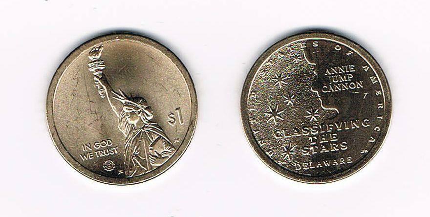2019 P&D AMERICAN INNOVATION DOLLARS (DE) - NEW COIN SERIES - BU
