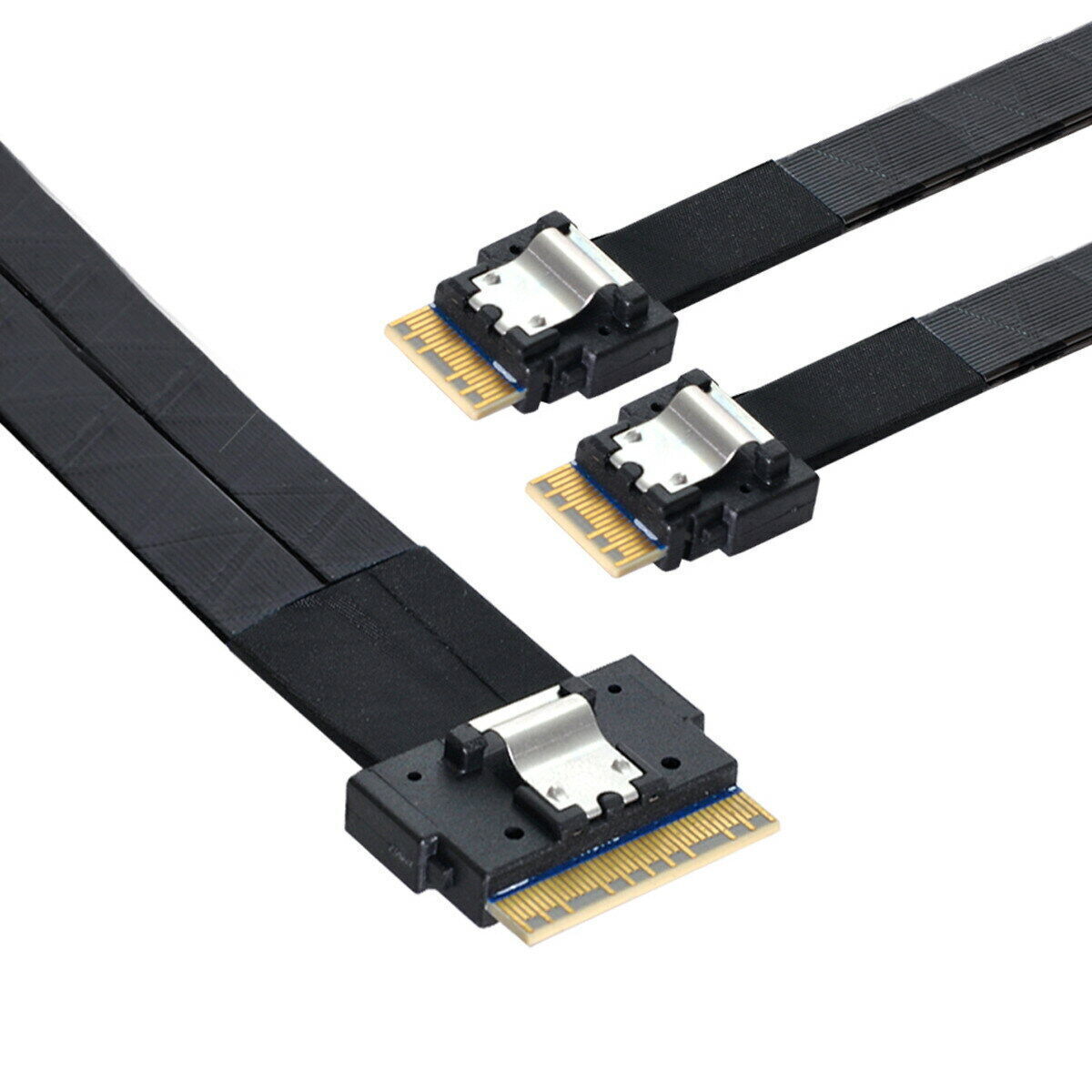 Slim 4.0 Slimline SAS SFF-8654 8i 74pin to Dual 4i 38Pin PCI-E 8654 PCIE SSD