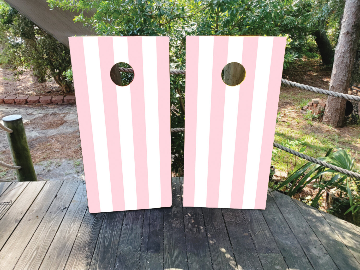 FADEPROOF Cornhole Board Wraps Laminated  / Cancer Support / Survivor