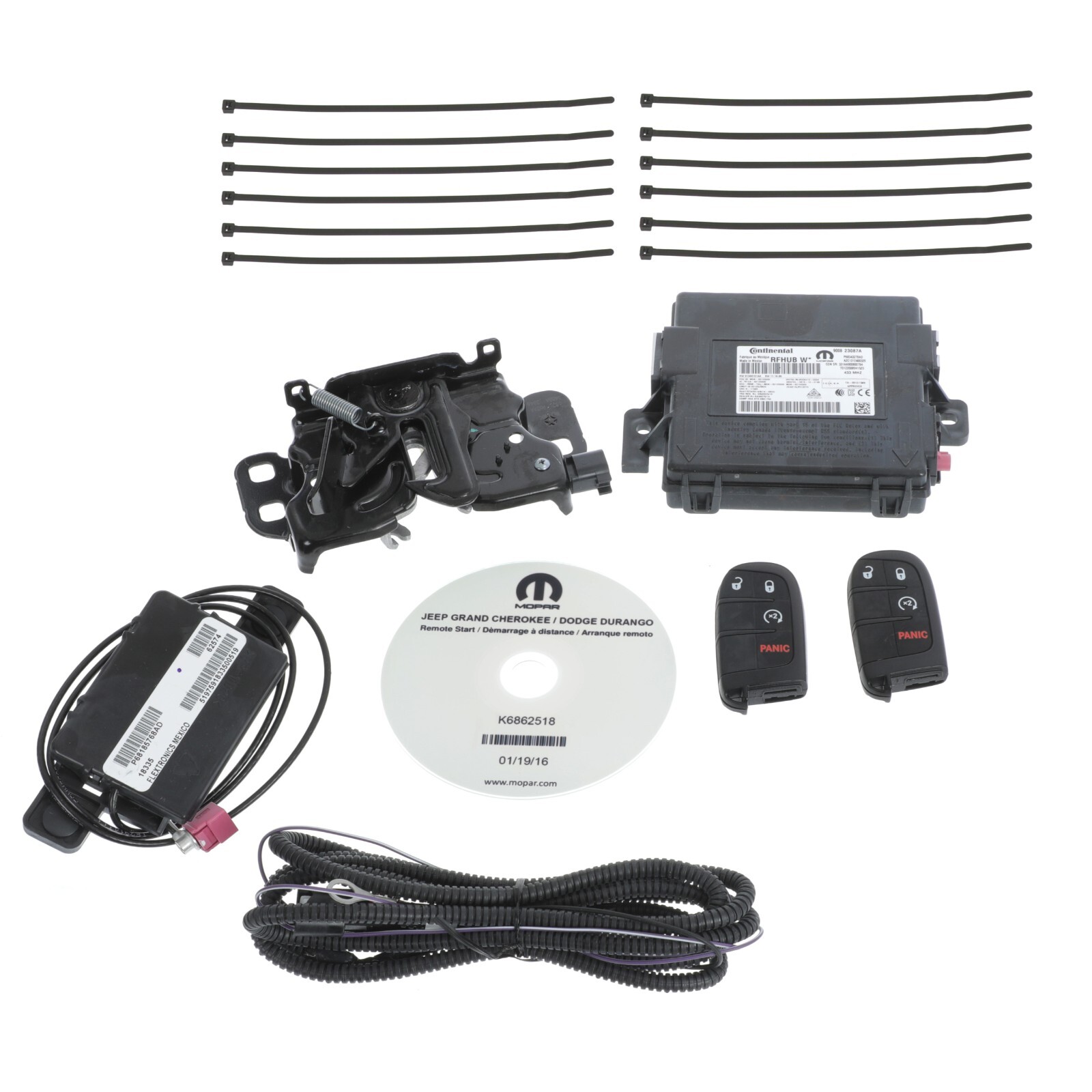 Genuine Mopar 2018 Dodge Durango Black Remote Start Keyless Entry Fob 82215867