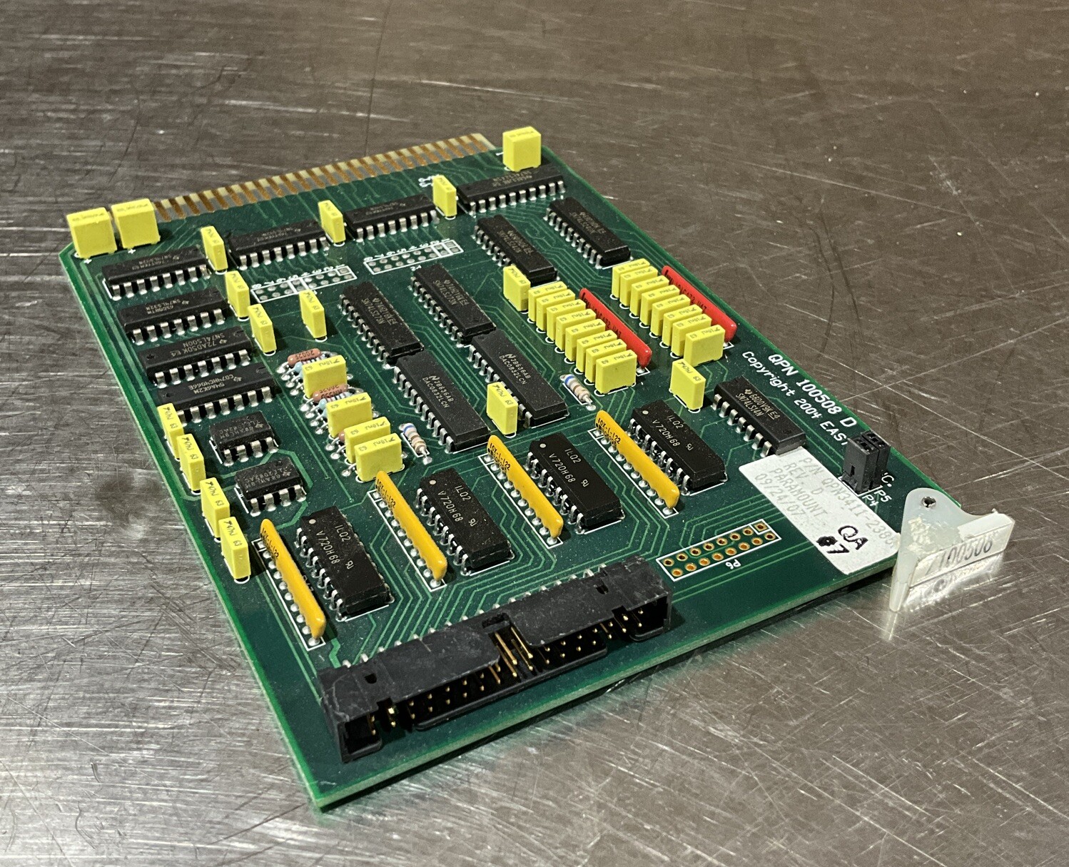 EASTCO CIRCUIT BOARD QPN3411-23857 REV. D Yellow