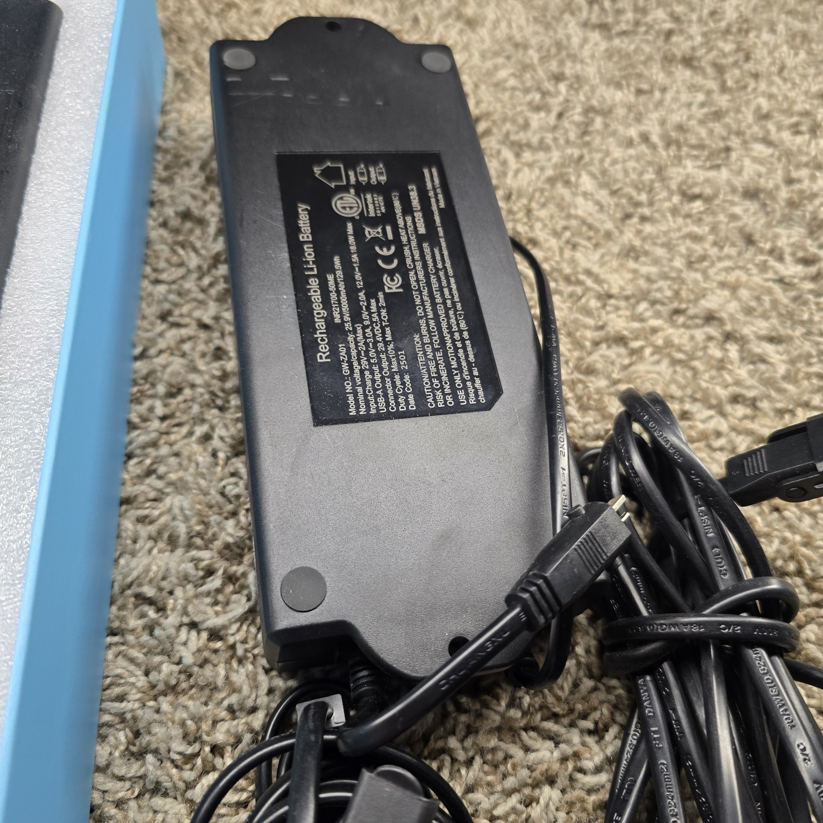 The Blue Cactus Company GW-ZA01 Black 5000MAH Furniture Battery LOT OF 2 *PARTS*