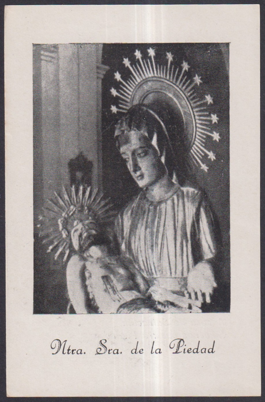 Holy card antique de la Virgin Dolorosa santino image pieuses estampa