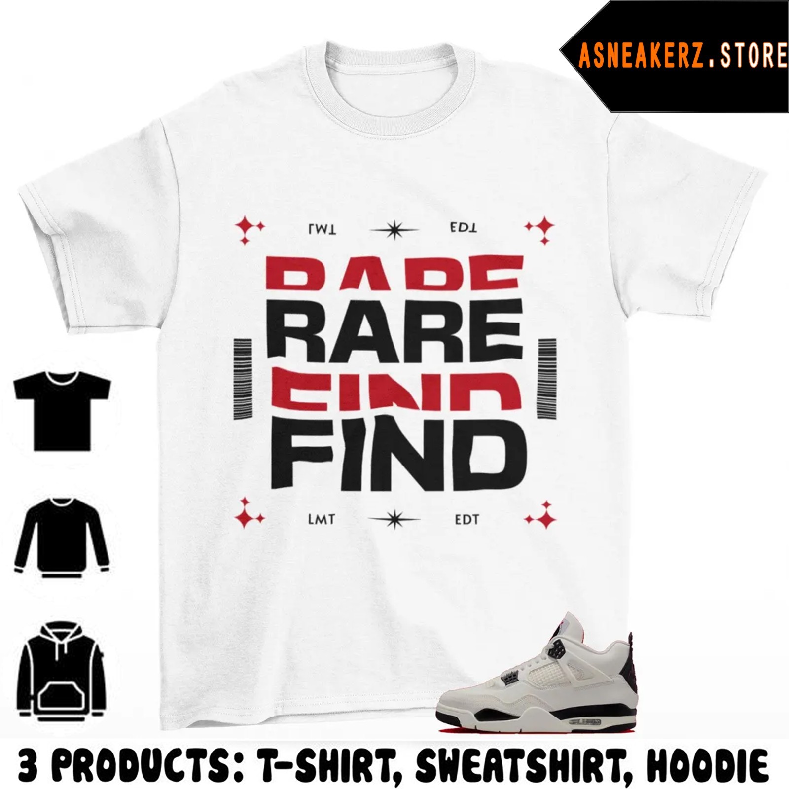 Shirt To Match AJ 4 Flight Club 2026 Sneaker Matching Tee Rare Find T-Shirt