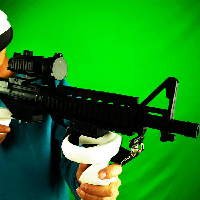 New VR Headset Controller Game Shooting Gun Double Handle for Oculus quest 2