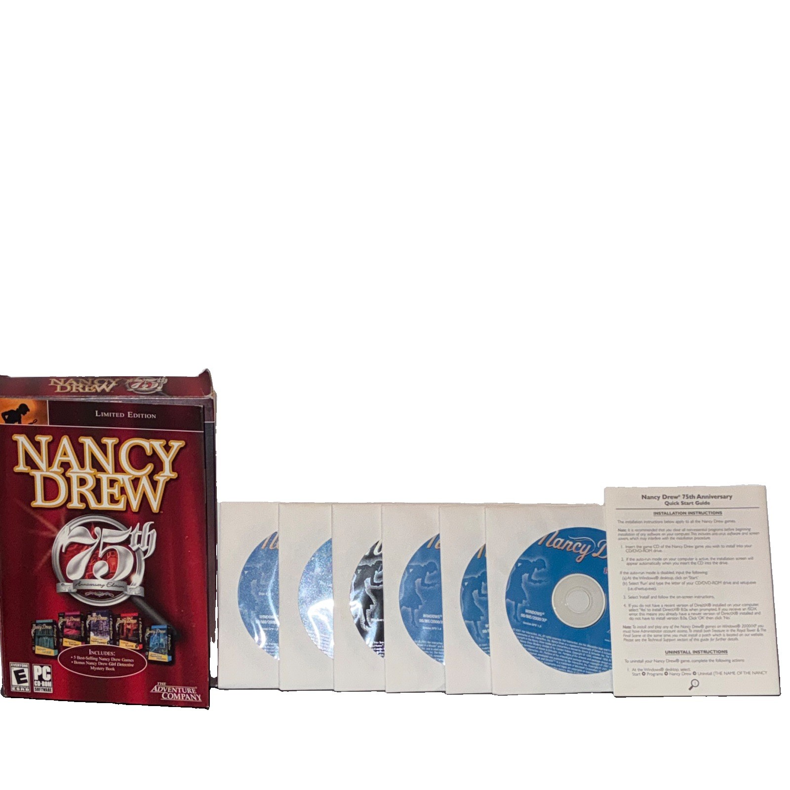 Her Interactive Nancy Drew 75th Anniv PC CD-ROM 5-Game Collection