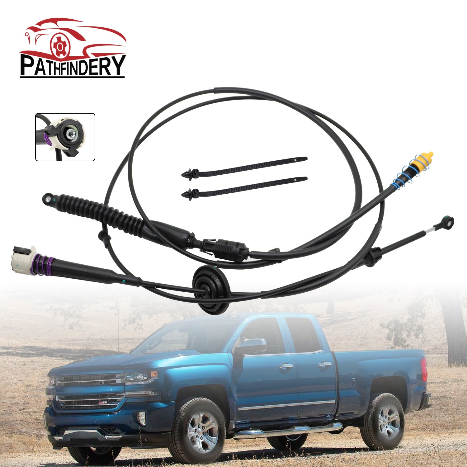 Shift Cable 12477640 Fit For GMC Chevy Chevrolet Silverado 1500 Truck