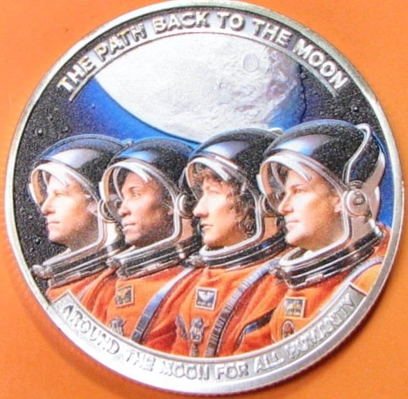 Artemis II 2026. Challenge, Souvenir. 1.5". CT35d.