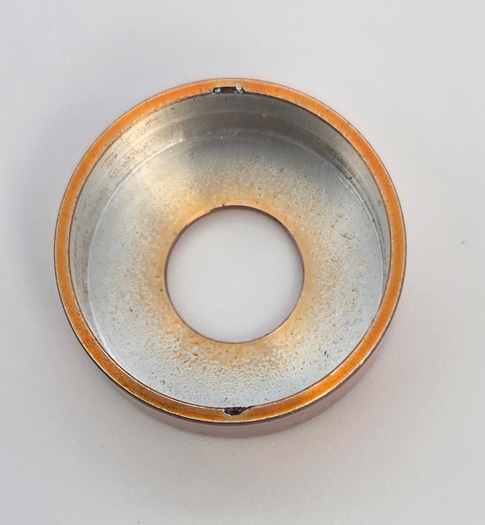 SNAP-ON TOOLS TOOL BOX LOCK CYLINDER CAP COVER ANODIZED ORANGE NEW