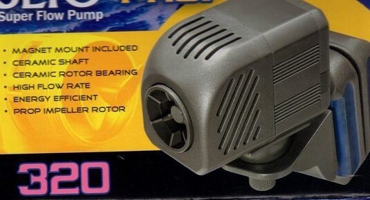 TAAM SEIO P320 PROP PUMP With MAGNETIC MOUNT  Aquarium Powerhead / Water Pump