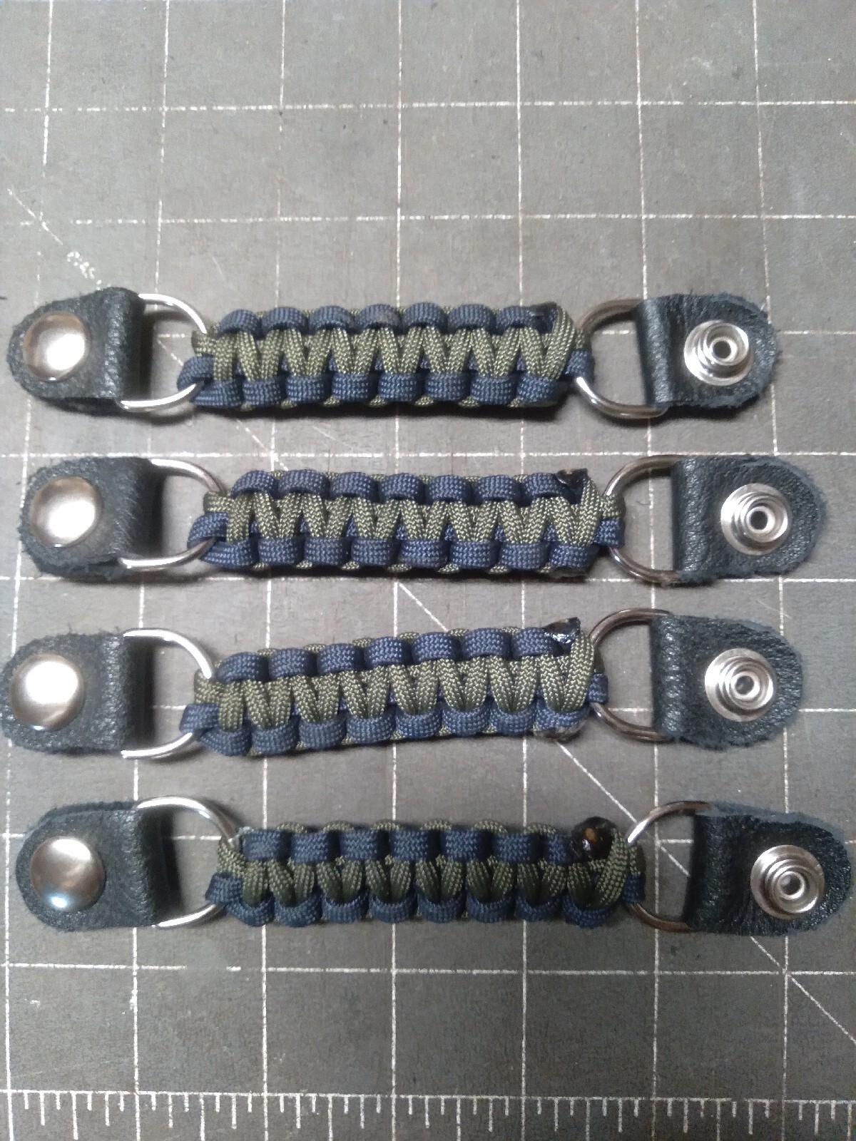 Vest extenders OLIVE DRAB GREEN &NAVY BLUE para cord lightweight STRONG!!!